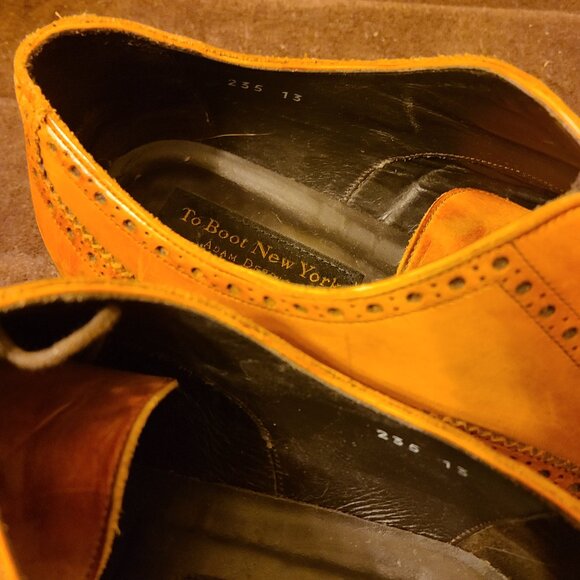 Liddell Burnished Tan Calf Wingtip by To Boot main image 5